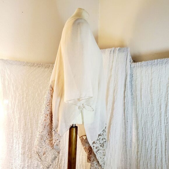 Cream Womens Swim Cover-Up Size XL - Picture 3 of 12